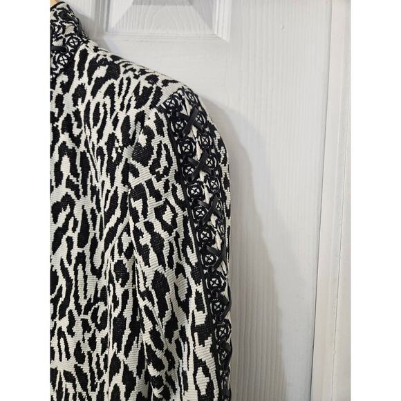 Marchesa Voyage Animal Print Jacket - Picture 3 of 10